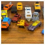 Lot of little Cars and Trucks - Toys