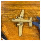 Lot of little toy airplanes