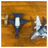 Lot of little toy airplanes