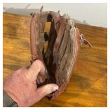 Lot Gloves - Baseball/Softball gloves, one baseball, two plastic baseballs, 1 Padded Toddler Glove