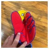 Lot Gloves - Baseball/Softball gloves, one baseball, two plastic baseballs, 1 Padded Toddler Glove