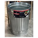 Galvanized Trash Can 31 Gallon
