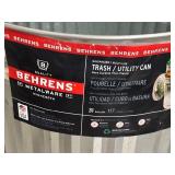 Galvanized Trash Can 31 Gallon