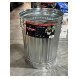 Galvanized Trash Can 31 Gallon