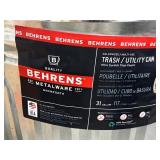 Galvanized Trash Can 31 Gallon