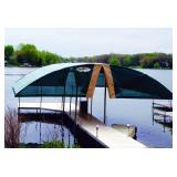 New/UnusedPier-Port Dual-Port Cantilevered boat dock canopy was $9,000