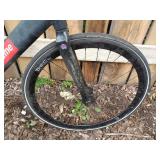 Supreme Fixed Gear Bicycle with Red Accents