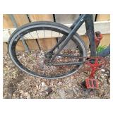 Supreme Fixed Gear Bicycle with Red Accents