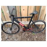 Supreme Fixed Gear Bicycle with Red Accents