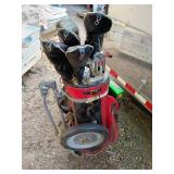 Vintage Golf Club Set with Bag and Accessories