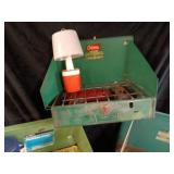 Collection of Camping Equipment with Coleman Stoves and Accessories