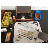 Comprehensive Gun Cleaning Kit with Brushes, Solvents, and Cases