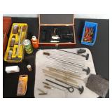 Comprehensive Gun Cleaning Kit with Brushes, Solvents, and Cases