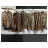 Set of Camouflage Hoodies and Jackets for Outdoor Activities