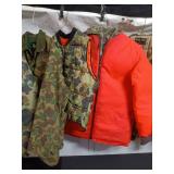 Collection of Camo and Hunting Jackets in Various Styles
