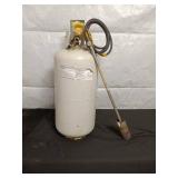 Used Propane Torch with #40 Tank and Safety Plug