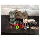 Camping Gear Set with Lanterns, Flashlights, and Pocket Knives