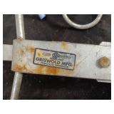 Vintage RV Bike Rack and Portable Toilet Seat Combo