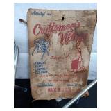 Vintage RV Bike Rack and Portable Toilet Seat Combo