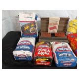 Collection of Charcoal Briquets and Grilling Supplies