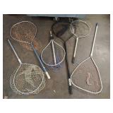 Set of Used Fishing Landing Nets