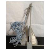 9 lb Aluminum Boat Anchor with Rope
