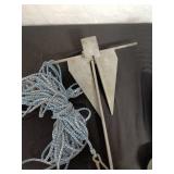 9 lb Aluminum Boat Anchor with Rope