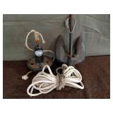 Set of Roloff Marine Anchors with Ropes