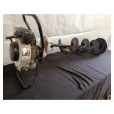Jiffy Ice Drill Gas-Powered Auger with Extension