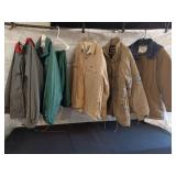 Collection of 5 XL Jackets and Shirts in Various Designs