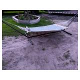 Used Hammock Bed with Metal Stand