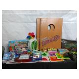Assorted Game and Toy Collection with Tailgate Toss and Microscope