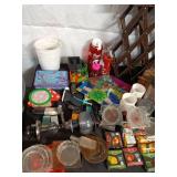 Assorted Barware, Drinkware, Kitchen Tools, Smoking and Decorative Items