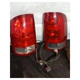 Pair of Dodge Tail Lights with Wiring Harness