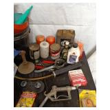 Assorted Automotive Tools and seat cover Collection