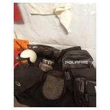 Collection of Snowmobile Gear, Vintage Rally Memorabilia