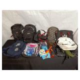 Collection of Diverse Backpacks and Bags