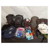 Collection of Diverse Backpacks and Bags
