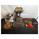Alum-i-Lok Model AL-100 Tree Stand and Assorted Hats Collection