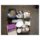 Assorted Collection of Vintage China and Glassware