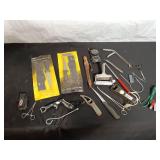 Assorted Fishing and Outdoor Tools with Knives