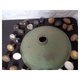 Antique/Vintage Lot of Door Hardware and Light Fixture