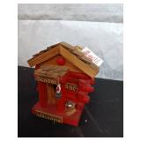 Handcrafted Little Log Schoolhouse Birdhouse by Little Log Co. Inc.