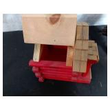 Handcrafted Little Log Schoolhouse Birdhouse by Little Log Co. Inc.