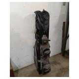 Complete Set of Golf Clubs with Powerbilt Bag