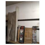 Collection of Assorted Window Blinds and Carnaval Rug