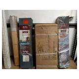 Collection of Assorted Window Blinds and Carnaval Rug