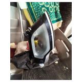 Assorted Household Items Including O-Cedar Mop and Hamilton Beach Iron