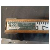 Vintage Keuffel & Esser Co. Metagrad Surveying Rod