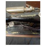 Vintage Singer Sewing Machine with Wooden Case